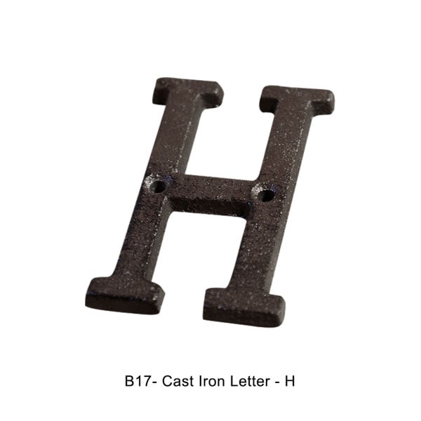 1/2/3/5 metall husnummer plakett Hållbar och rostsäker dörr B17--H 1Set