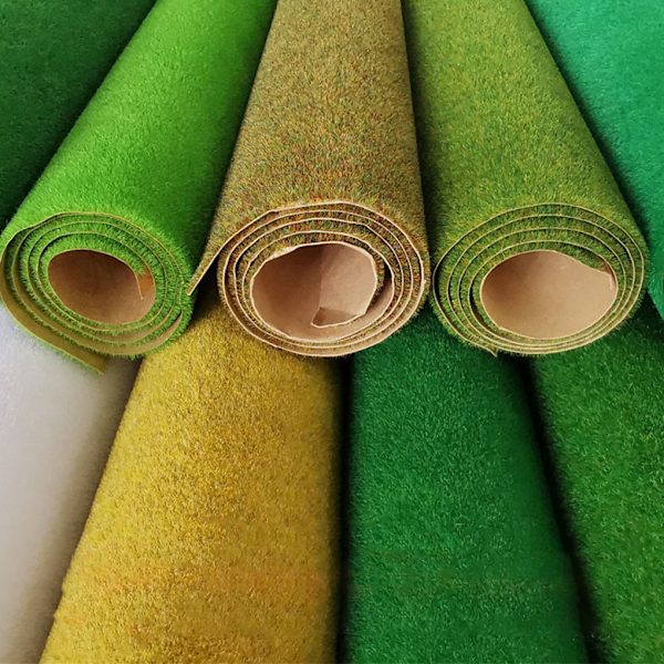 1/2/3/5 PVC Lågt underhåll konstgräs gräsmatta för realistisk 102 light green 5Set