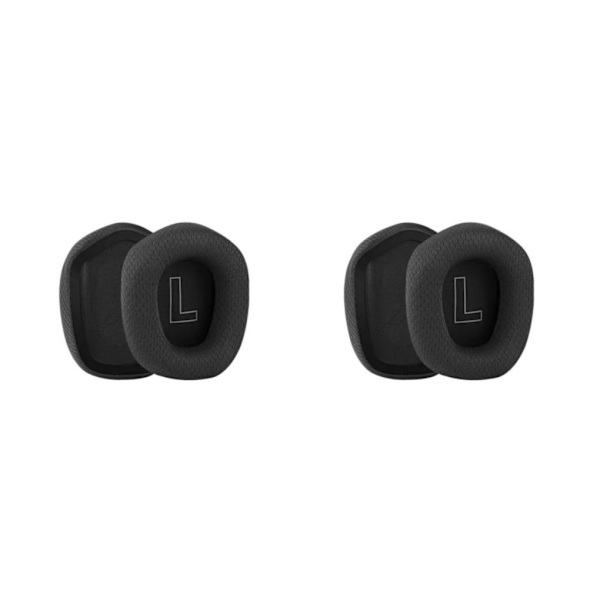 1/2/3/5 Öronkuddar Kudde Hörselskydd Andas Gamer Black Ear Pads 2PCS
