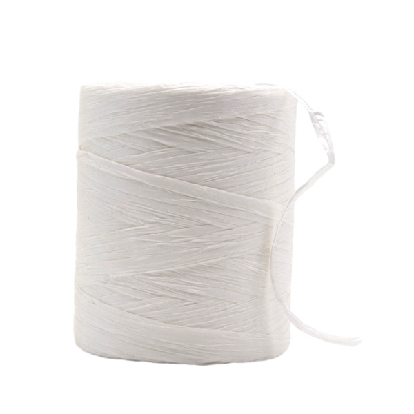 1/2/3/5 Bred applikation Vackra DIY-projekt med Raffia-garn white 1Set