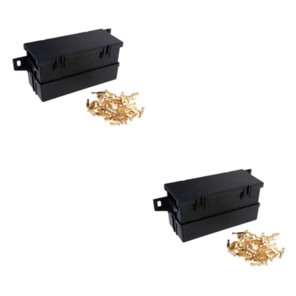 1/2/3 Boat Marine Universal 11-vägsblocksäkringsreläboxkrets 2Set