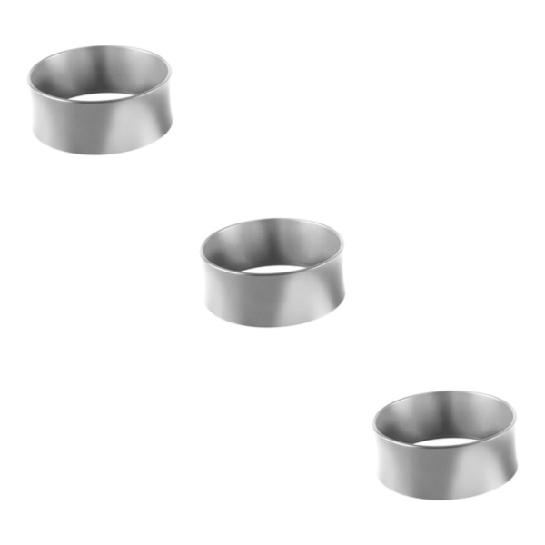 1/2/3/5 58mm kaffedoseringsringar för espressodoseringstratt Silver 75.3x29mm 3Set