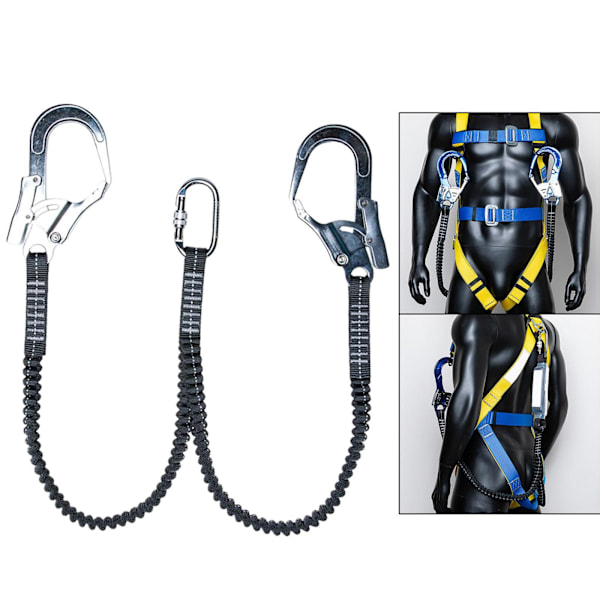 Konstruktion Säkerhetssele Fallskyddslinan Säker och Double Belt