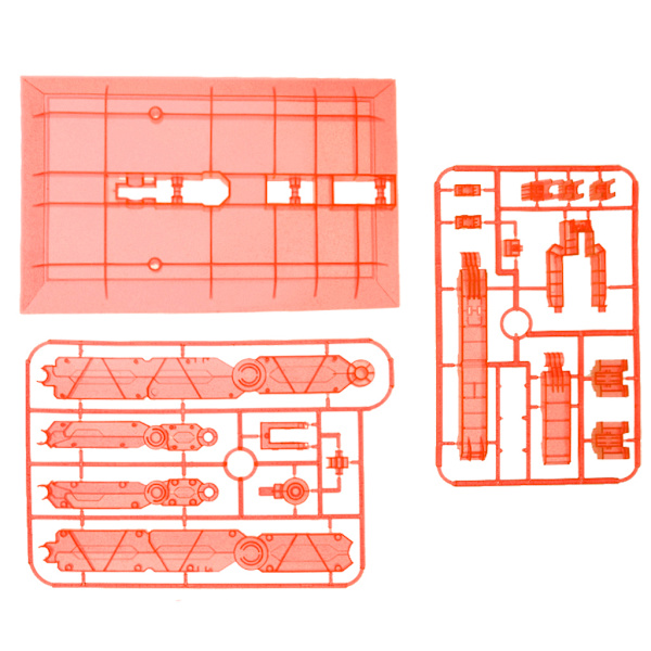 Action Base Lämpligt displayställ för 1/60 1/100 PG Figur Red