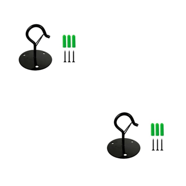 1/2 hängande planteringskärl för inomhusväxter som lämpar sig för olika Black 2Set