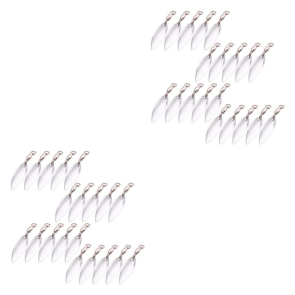 1/2/3/5 20 stycken Fiskedrag Verklighetstrogna fiskedrag Reflekterande Silver M 2Set