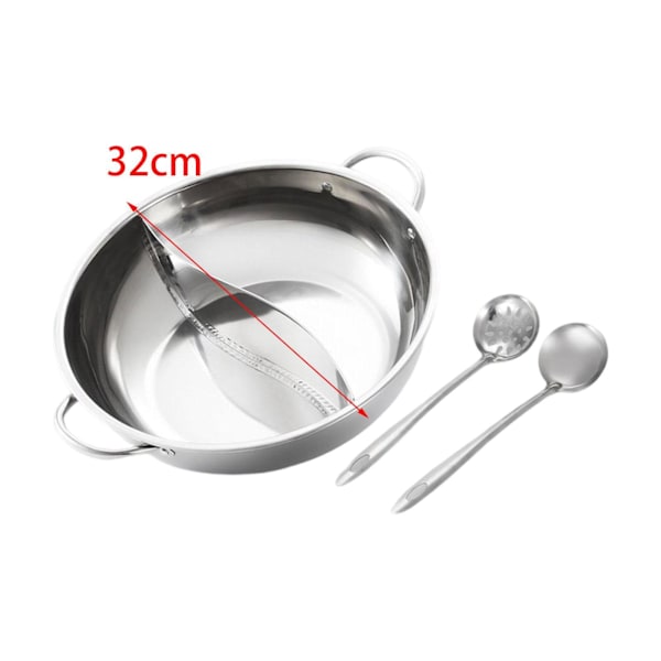 Gryta med avdelare Köksredskap Köksredskap Köksgryta för With spoon