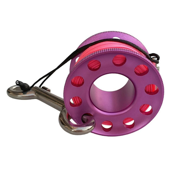 1/2/3/5 Diving Finger Reel Guide Spool 15m Line Dual Ended För Purple 15M Wire 1 Pc