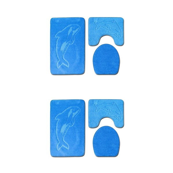 1/2 3pack/lot Halkfri Chenille Badmatta Lätt att installera PJ210611-B006 2Set