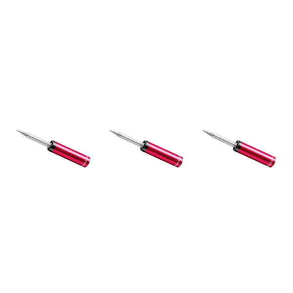 1/3/5 Utomhus fiskespö Stativ Stånghållare Markstöd Red 28 x 3.5cm 3Set