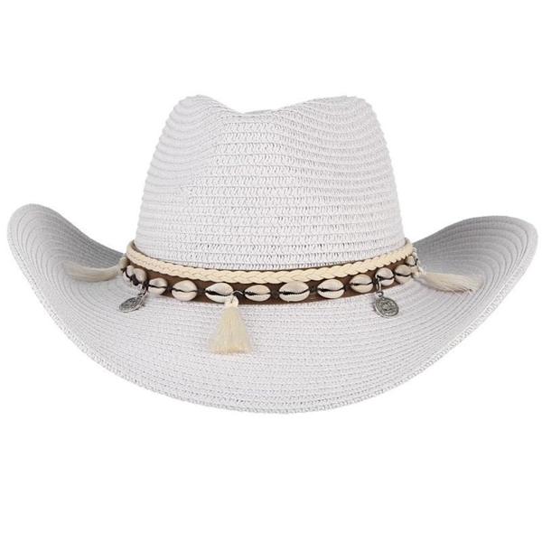1/2 Cowboyhatt Andas och snygg hatt med bred brätte för män och 1Set
