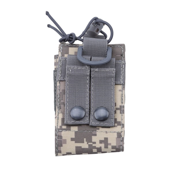 1/2/3/5 Radio Intercom Bag Interphone Magazine Pouch Hunting Grey Camouflage 5PCS