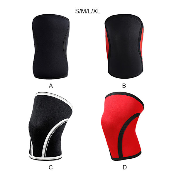 Knäärmar Tyngdlyftning - halkfritt och stötdämpande stöd för Model B all red XL