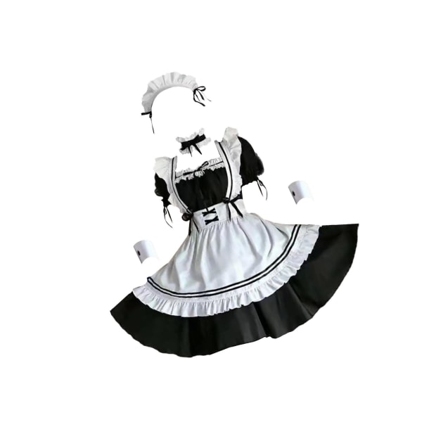 1/2/5 Maid Costume Maid Klänningar Klassiska Sweet Lolita japanska L 1 Pc