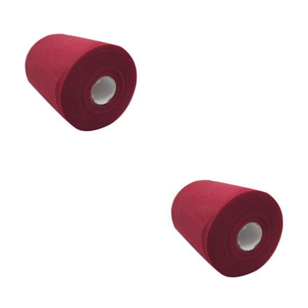 1/2/3/5 Festdekor Viktig tyllrulle för festlig stämning C18wine red 2PCS