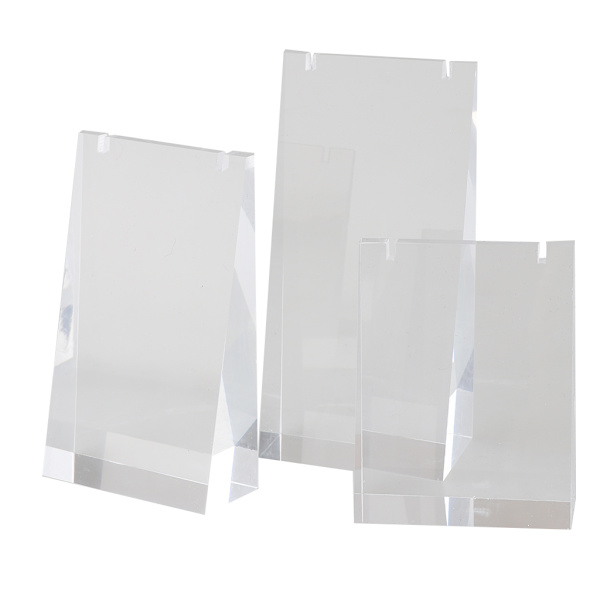 3st/ Set Akryl Halsband Display Stand Hänge Hållare Clear