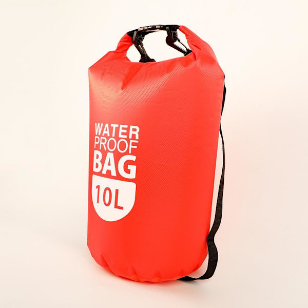 Vattentät Dry Bag Sack Pack för forsränning Kanotdykning Simma Red 10L
