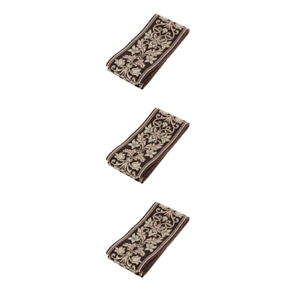 1/2/3/5 Etnisk spets Jacquard Ribbon Broderade Trim Kläder 6CM 3Set