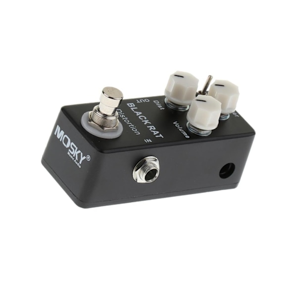 1/3 Black Rat Distortion Gitarreffektpedal för gitarrdelar 1 Pc