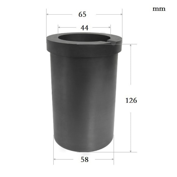 1/2/5 High För Purity Graphite Torch Smältgjutsats för graphite 2.5kg 1 Pc