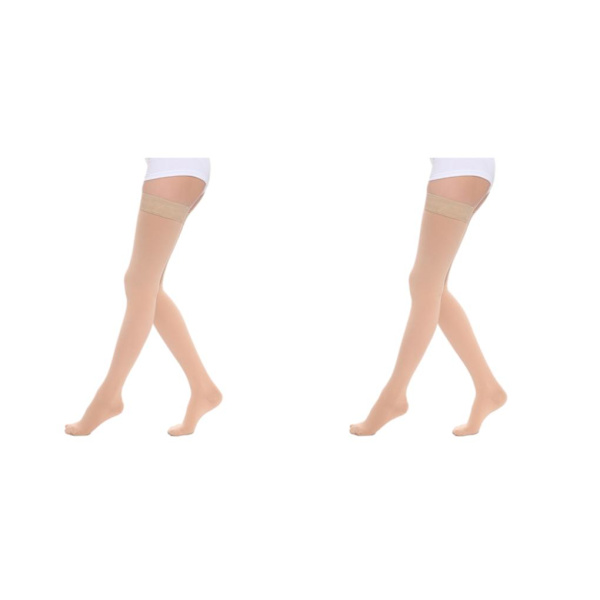 1/2/3 Trendiga och moderiktiga över knästrumpor för Toe wrapping - skin S 2Set
