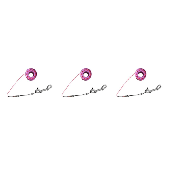 1/2/3/5 Diving Finger Reel Guide Spool 15m Line Dual Ended För Purple 15M Wire 3PCS