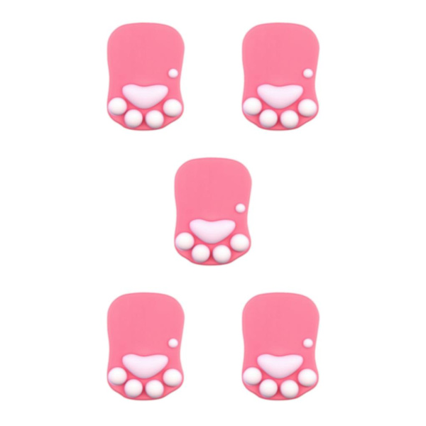 1/2/3/5 Cat Paw musmatta Unik med söt och stilig look DS-008 rose red 5Set