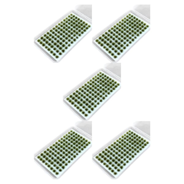 1/2/3/5 Resin Mini Grass Tuft Lågt underhållsminiatyrer Statisk No.4 5Set