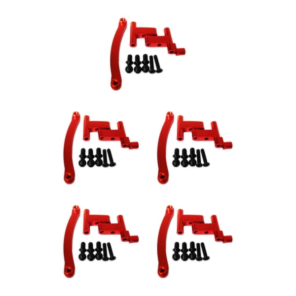 1/2/3/5 Aluminiumlegering Styrservo Saver komplett för 1/18 Red 5Set