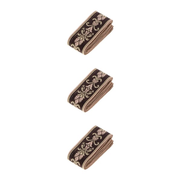 1/2/3/5 Etnisk spets Jacquard Ribbon Broderade Trim Kläder 3CM 3Set