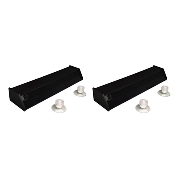 1/2/3/5 Multi hårförlängningshållare Wigsrack vägg Black 30.5 x 7.6 x 4.6cm 2Set