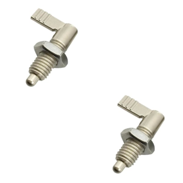 1/2/3/5 1x Indexeringskolvar L Typ Rostfria Låsbultar Fin Silver M10-6 2Set