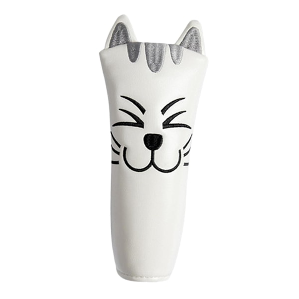 1/2/3/5 För Golf Head Covers Mallet Putter Professionals White Straight 1Set