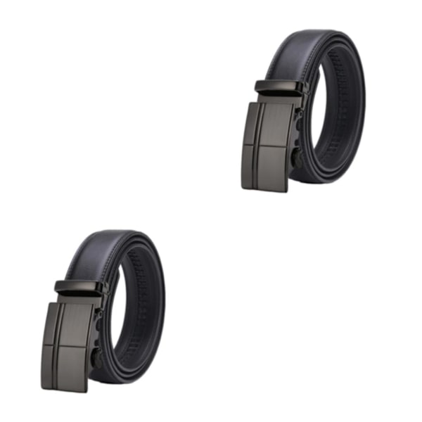 1/2/3/5 Klassisk stil affärsbälte för män - utsökt hantverk 004 125cm 2PCS
