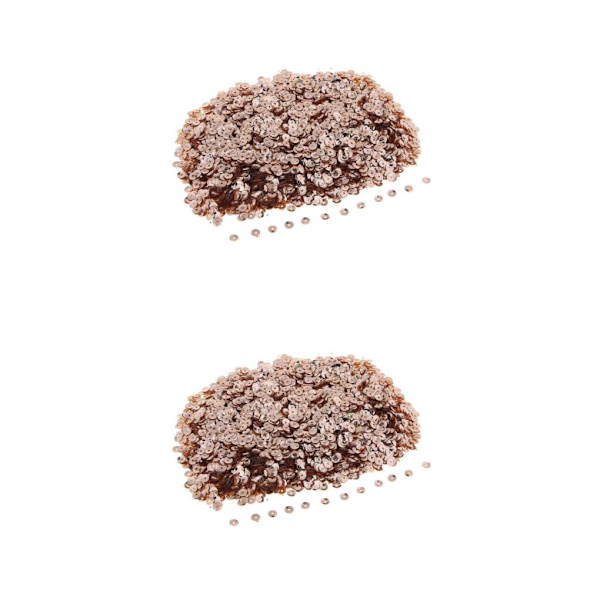 1/2/3 Blommor Lös kopp Paljetter Pailletter Sy Bröllopshantverk Rose Gold 6mm 2Set