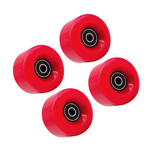 1/2/3 Inline Skate Wheel PU Slitstarka 58 mm 82A hjul Red 58x58x32mm 1Set