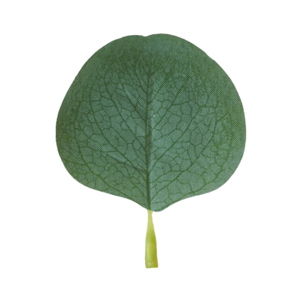 1/2/3/5 50x realistiska konstgjorda eukalyptusblad för inomhus eller Frost white 1Set