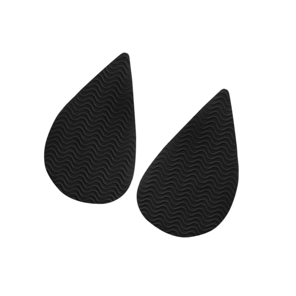 1/2/3/5 Non För Slip Shoe Pads Självhäftande gummi för hög Tip Head Black 1Set