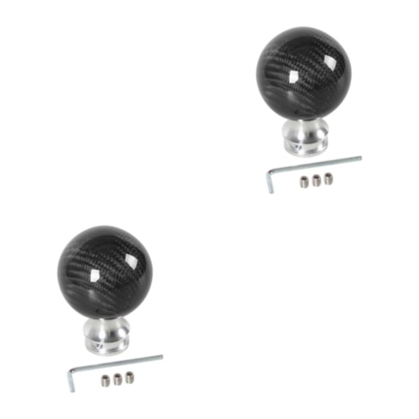 1/2/5 bekväm manuell växelknopp för enkel installation black 7.6*5.2*2.6cm 2PCS