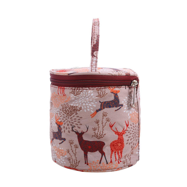1/2 Resegarn Förvaringsväska Tote Small Holder Case Present för Deer 14 x 15cm 1Set