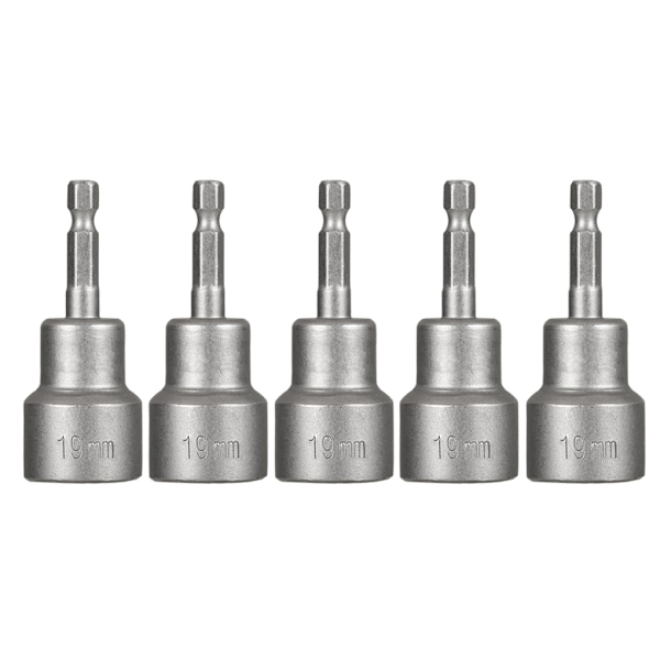 1/2/3/5 5 delar mutterdragare skaft pneumatisk skruvmejsel 19x65mm 1 Pc