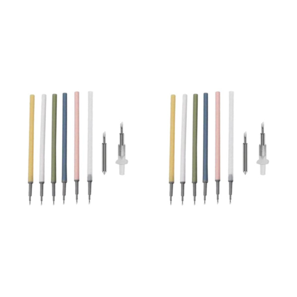 2 6x Paper Craft Pen Refill för precisionspapperskorttillverkning