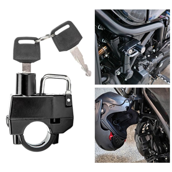 Lock Anti Theft Passar för 22mm-25mm styre motorcykel
