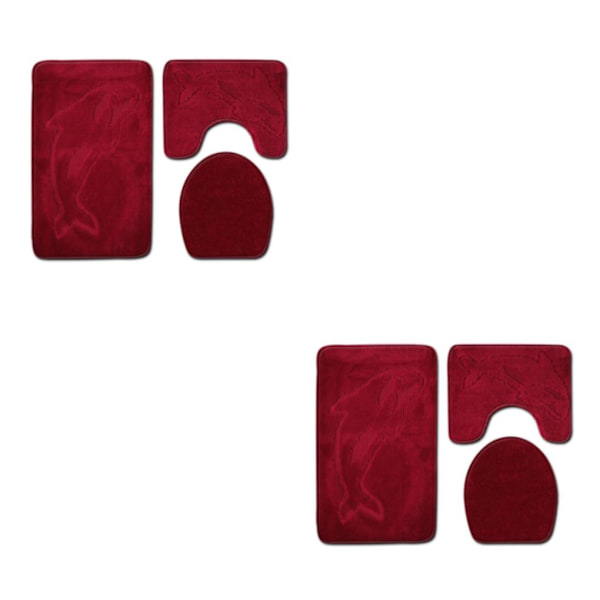 1/2 3pack/lot Halkfri Chenille Badmatta Lätt att installera PJ210922-A012 2Set