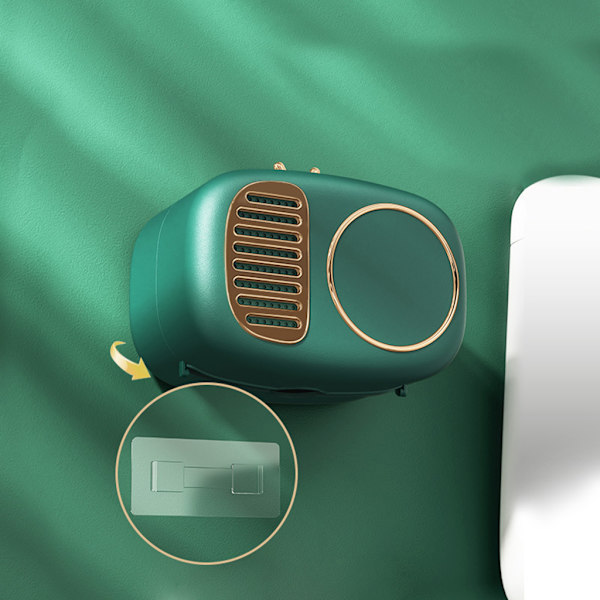 Dispenser Behållare Box Pappershandduk Dispenser för badrum Retro Green