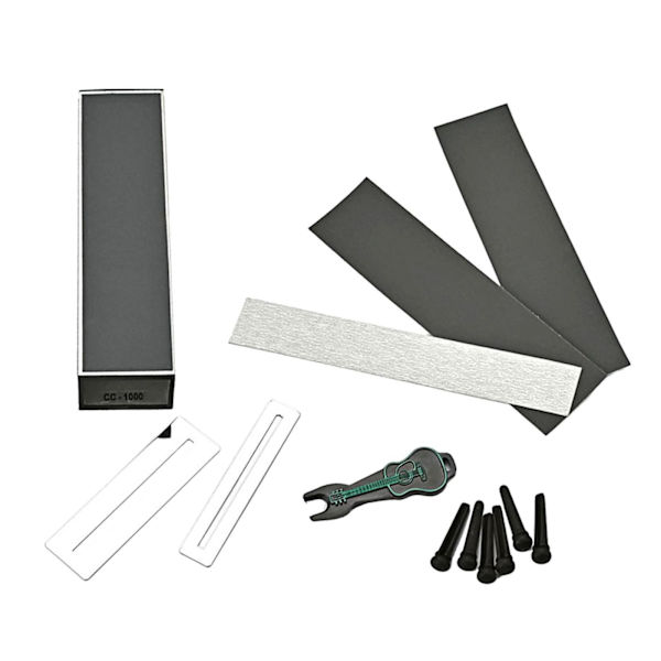 För Luthier För Diamond Abrasives Fret Crowning File for 13 pcs Set