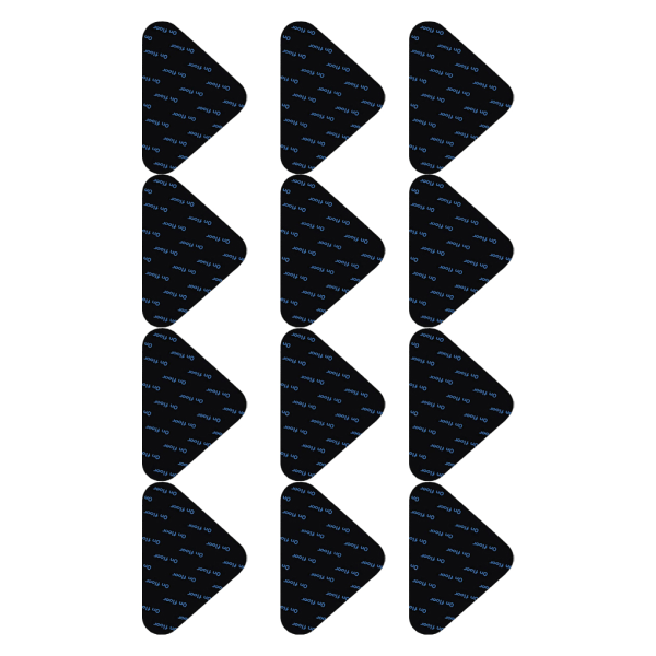 1/3/5 12 stycken Non Slide Pads för varje yta Enkel installation och Black Triangles 1Set