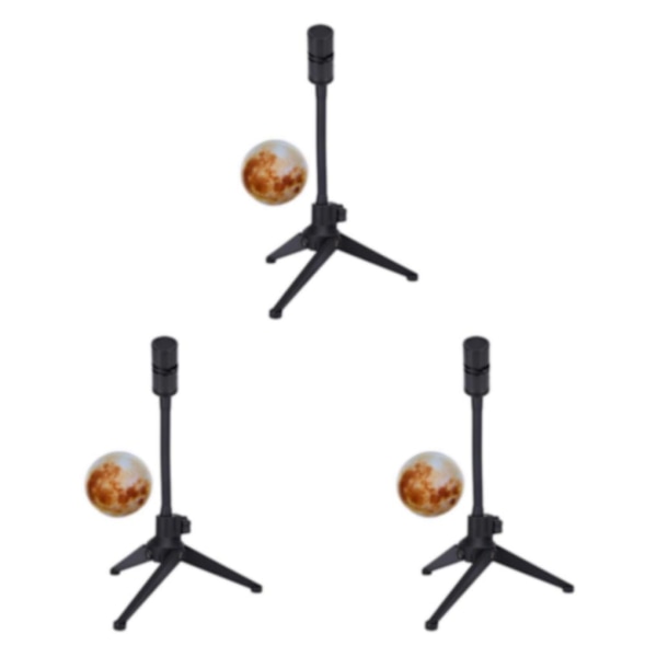 1/2/3 Earth Moon Night Lamp 360° roterbar USB för dekorälskare Moon Light 3W 3Set