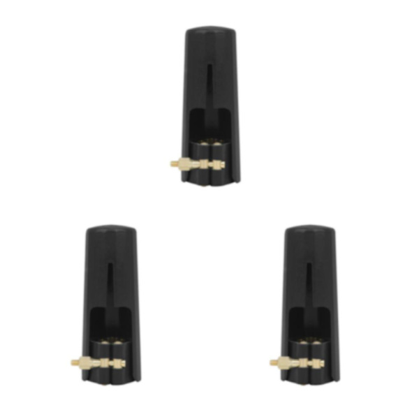 1/2/3/5 Läderligatur Sax Munstycke Cap Metall Alto 3PCS
