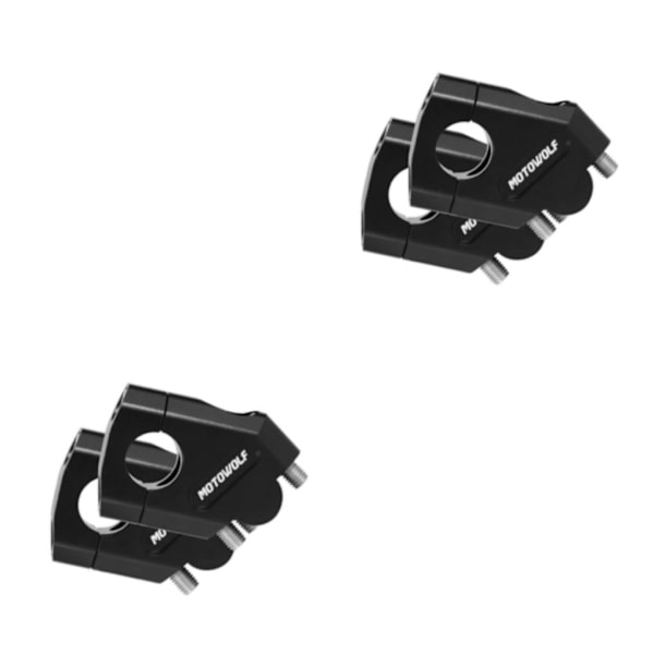 1/2/3 Universal Motorcykel Aluminium Handle Bar För Riser Bar Black 22mm 2PCS